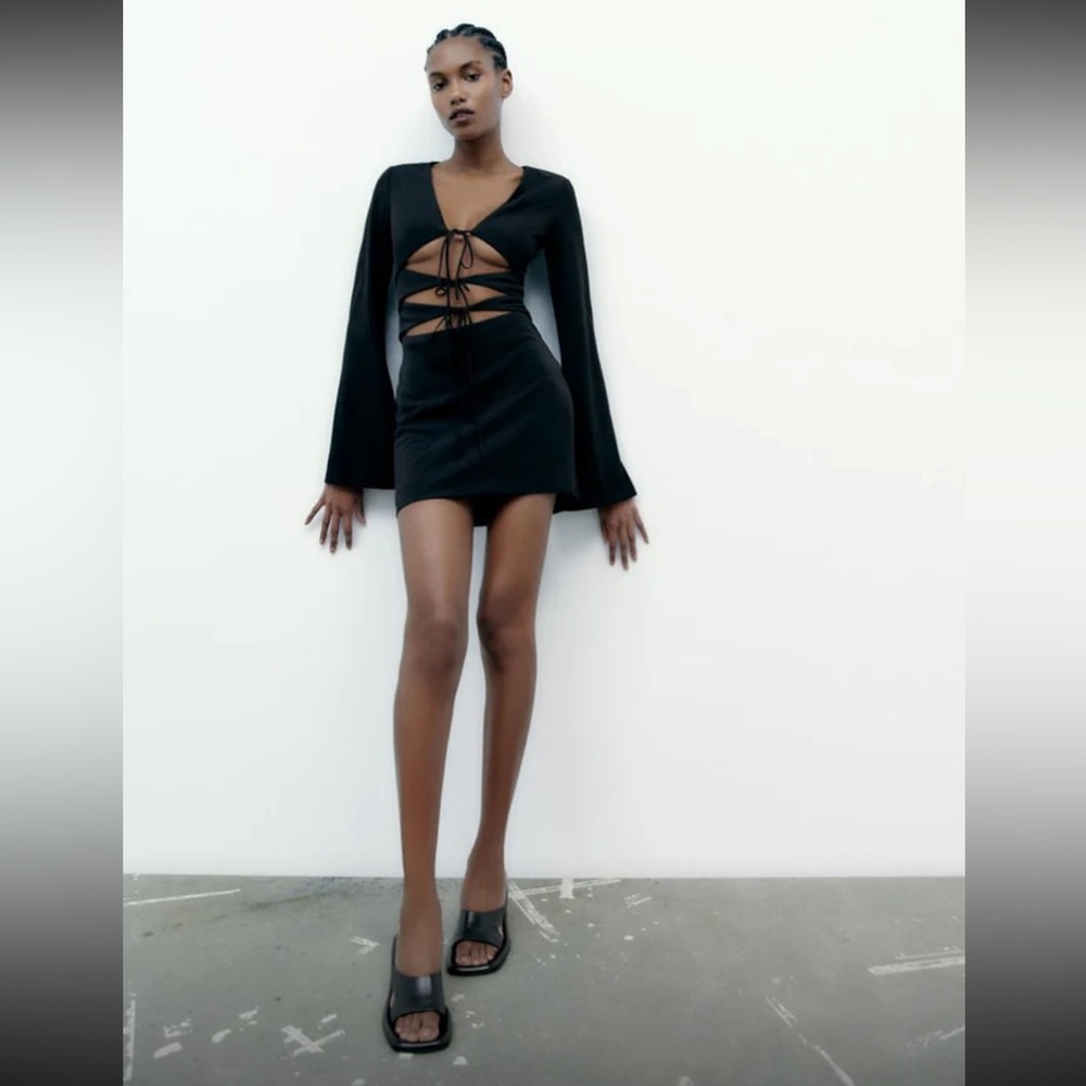 ZARA Cut Out Mini Dress